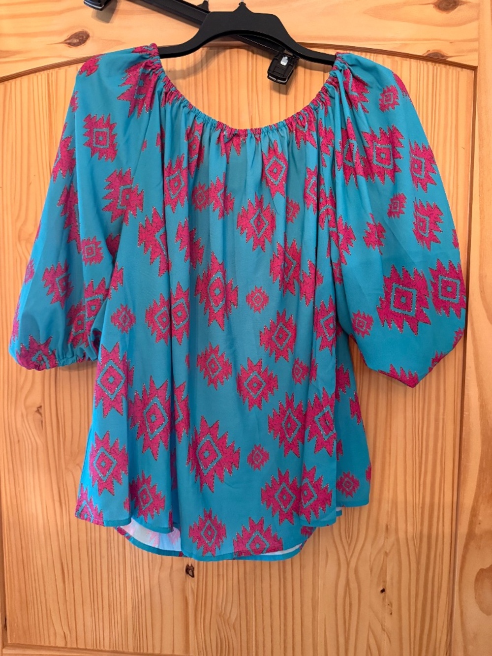 Aztec blouse NWOT